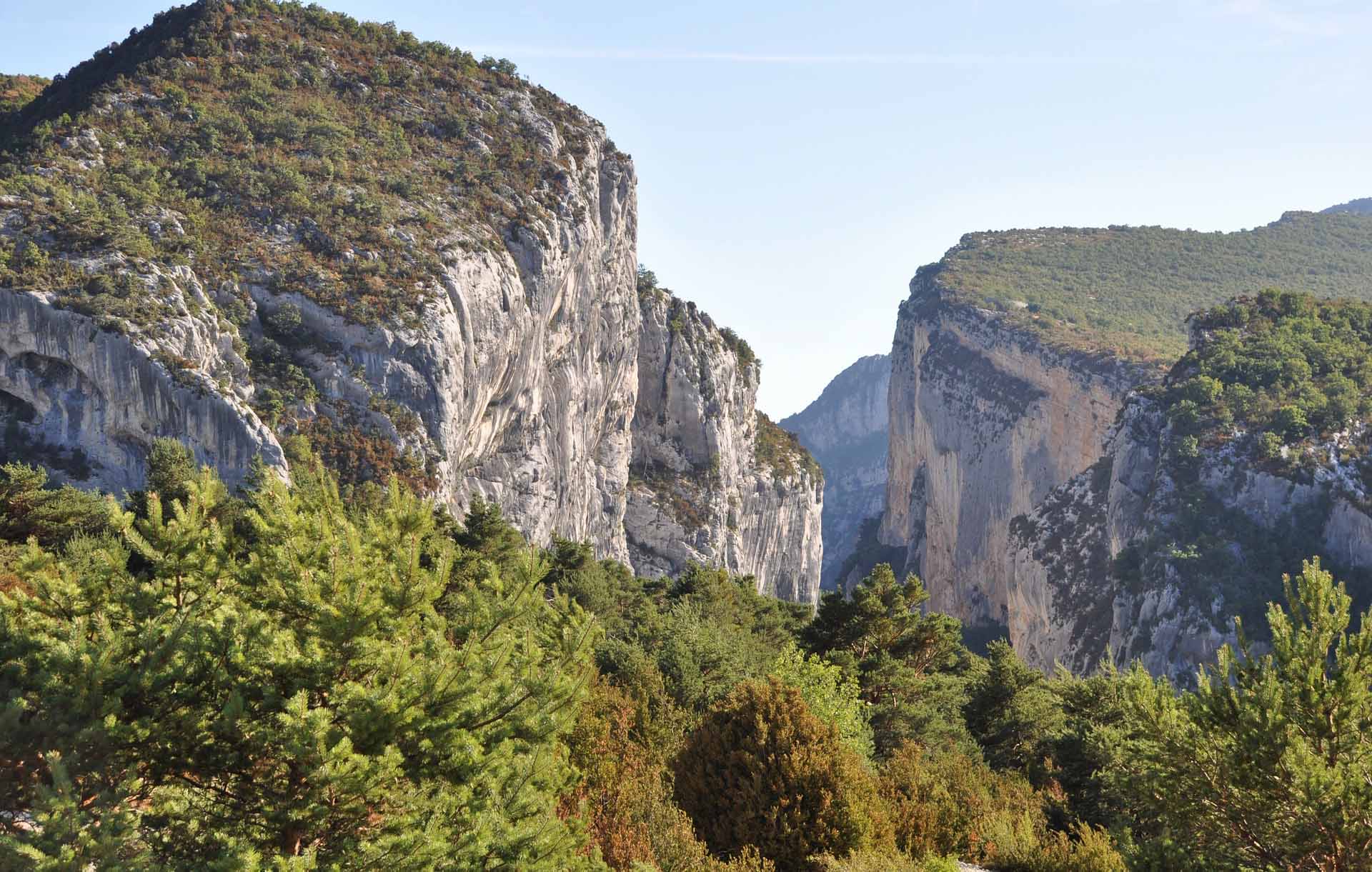 La palud sur verdon, entrance gate to the Verdon canyon